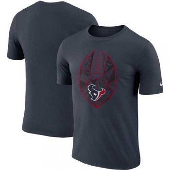 Men's Houston Texans Nike Navy Fan Gear Icon Performance T-Shirt