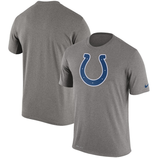 Men's Indianapolis Colts Nike Gray Legend Performance Logo Essential 3 T-Shirt