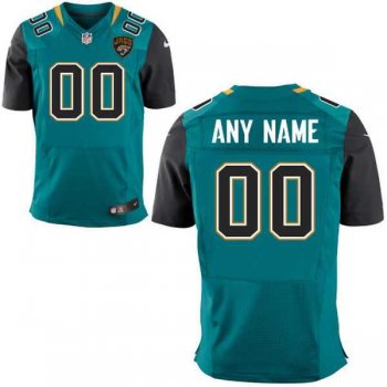 Men's Jacksonville Jaguars Nike Teal Elite Custom Jersey