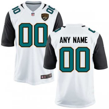 Men's Jacksonville Jaguars Nike White Elite Custom Jersey