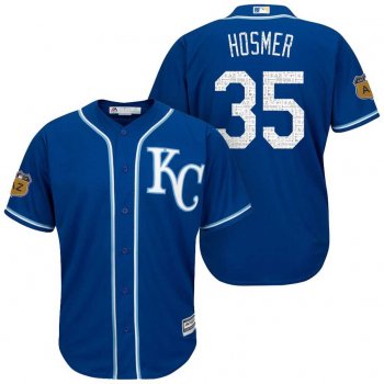 Men's Kansas City Royals #35 Eric Hosmer 2017 Spring Training Cool Base Stitched MLB Jersey