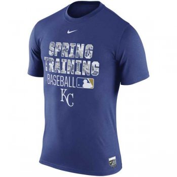 Men's Kansas City Royals Nike Royal 2017 Spring Training Authentic Collection Legend Team Issue Performance T-Shirt