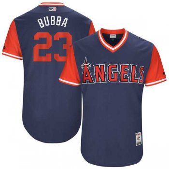 Men's Los Angeles Angels #23 Alex Meyer Bubba Majestic Navy 2017 Little League World Series Players Weekend Jersey