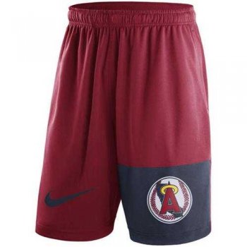 Men's Los Angeles Angels of Anaheim Nike Red Cooperstown Collection Dry Fly Shorts