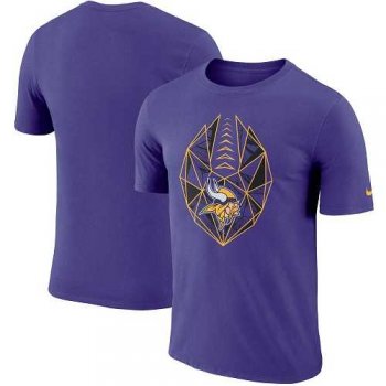 Men's Minnesota Vikings Nike Purple Fan Gear Icon Performance T-Shirt