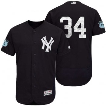 Men's New York Yankees #34 Brian McCann 2017 Spring Training Flex Base Authentic Collection Stitched Baseball Jersey