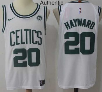 Men's Nike Boston Celtics #20 Gordon Hayward White NBA Authentic Association Edition Jersey