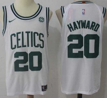 Men's Nike Boston Celtics #20 Gordon Hayward White NBA Swingman Association Edition Jersey