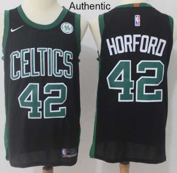 Men's Nike Boston Celtics #42 Al Horford Black NBA Authentic Statement Edition Jersey