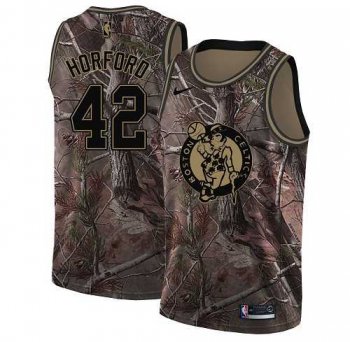 Men's Nike Boston Celtics #42 Al Horford Camo NBA Swingman Realtree Collection Jersey