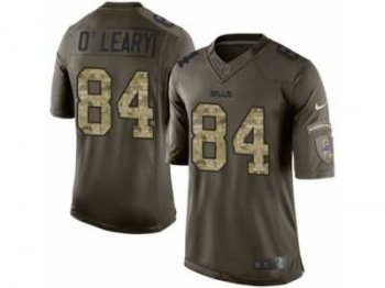 Men's Nike Buffalo Bills #84 Nick O'Leary Limited Green Salute to Service NFL Jersey