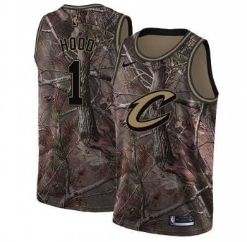 Men's Nike Cleveland Cavaliers #1 Rodney Hood Camo NBA Swingman Realtree Collection Jersey