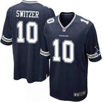 Men's Nike Dallas Cowboys #10 Ryan Switzer Game Navy Blue Team Color NFL Jersey