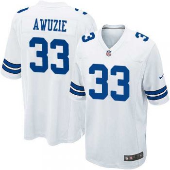 Men's Nike Dallas Cowboys #33 Chidobe Awuzie White Game Road Jersey