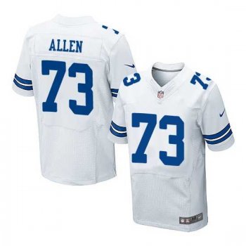 Men's Nike Dallas Cowboys #73 Larry Allen White Stitched NFL Elite jersey