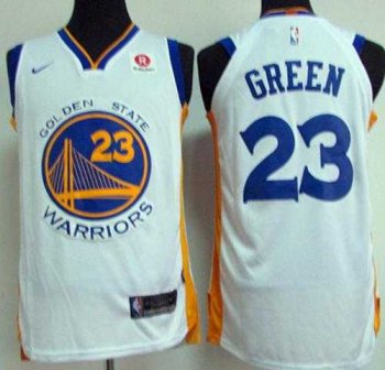 Men's Nike Golden State Warriors #23 Draymond Green White NBA Swingman Association Edition Jersey