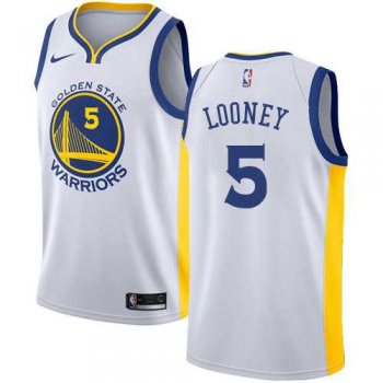 Men's Nike Golden State Warriors #5 Kevon Looney White NBA Swingman Association Edition Jersey