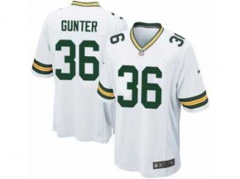 Men's Nike Green Bay Packers #36 LaDarius Gunter Game White NFL Jersey