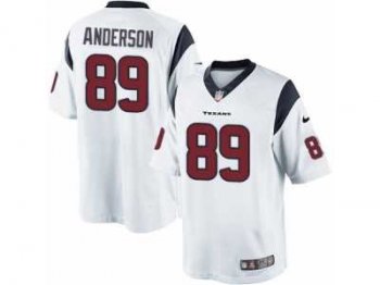 Men's Nike Houston Texans #89 Stephen Anderson Limited White NFL Jersey