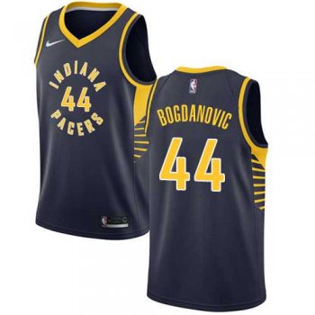 Men's Nike Indiana Pacers #44 Bojan Bogdanovic Navy Blue NBA Swingman Icon Edition Jersey