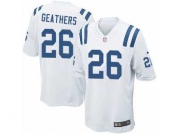 Men's Nike Indianapolis Colts #26 Clayton Geathers Game White NFL Jersey