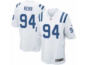 Men's Nike Indianapolis Colts #94 Zach Kerr Game White NFL Jersey