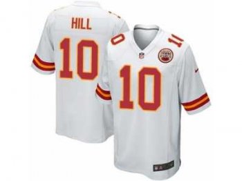 Men's Nike Kansas City Chiefs #10 Tyreek Hill Game White NFL Jersey