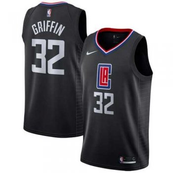 Men's Nike Los Angeles Clippers #32 Blake Griffin Black NBA Swingman Statement Edition Jersey