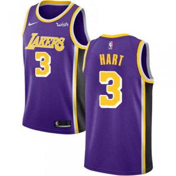 Men's Nike Los Angeles Lakers #3 Josh Hart Purple NBA Swingman Statement Edition Jersey