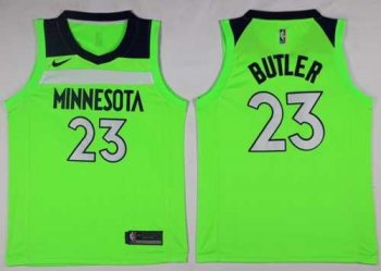 Men's Nike Minnesota Timberwolves #23 Jimmy Butler Green NBA Swingman Jersey