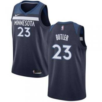 Men's Nike Minnesota Timberwolves #23 Jimmy Butler Navy Blue NBA Swingman Icon Edition Jersey