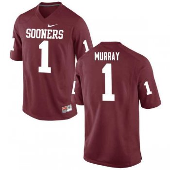 Men's Nike Oklahoma Sooners #1 Kyler Murray College Football Jerseys NCAA Game Crimson