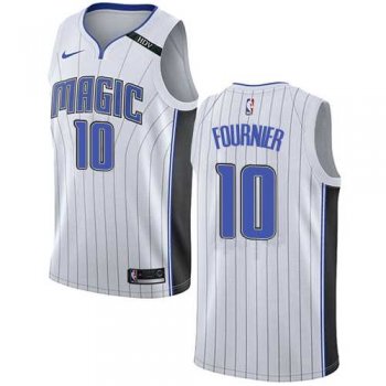 Men's Nike Orlando Magic #10 Evan Fournier White NBA Swingman Association Edition Jersey