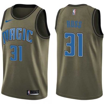 Men's Nike Orlando Magic #31 Terrence Ross Green Salute to Service NBA Swingman Jersey