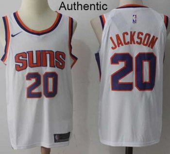 Men's Nike Phoenix Suns #20 Josh Jackson White NBA Authentic Association Edition Jersey