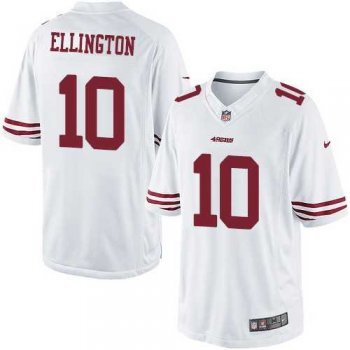 Men's Nike San Francisco 49ers #10 Bruce Ellington Limited White NFL Jersey