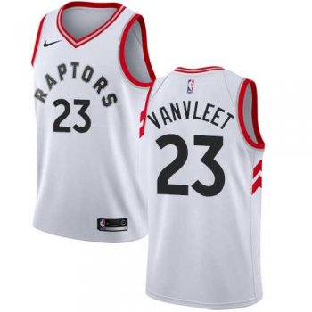 Men's Nike Toronto Raptors #23 Fred VanVleet White NBA Swingman Association Edition Jersey