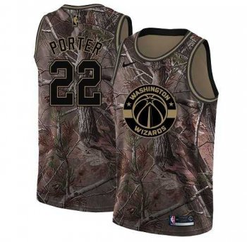 Men's Nike Washington Wizards #22 Otto Porter Camo NBA Swingman Realtree Collection Jersey