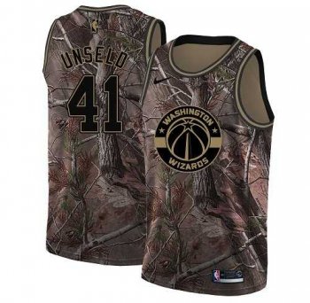 Men's Nike Washington Wizards #41 Wes Unseld Camo NBA Swingman Realtree Collection Jersey