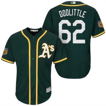 Men's Oakland Athletics #62 Sean Doolittle 2017 Spring Training Cool Base Stitched MLB Jersey