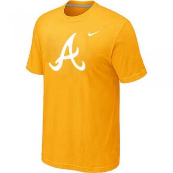 Men's Oakland Athletics Fresh Logo Yellow T-Shirt