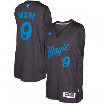 Men's Orlando Magic #9 Nikola Vucevic Black 2016 Christmas Day NBA Swingman Jersey