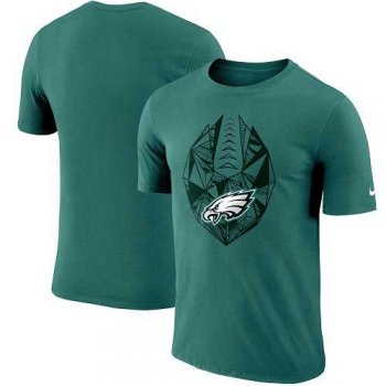 Men's Philadelphia Eagles Nike Midnight Green Fan Gear Icon Performance T-Shirt