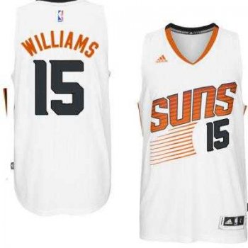 Men's Phoenix Suns #15 Alan Williams adidas White Swingman Home Jersey