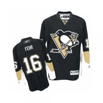 Men's Pittsburgh Penguins #16 Eric Fehr Black Home NHL Jersey