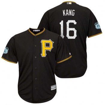 Men's Pittsburgh Pirates #16 Jung Ho Kang 2017 Spring Training Cool Base Stitched MLB Jersey