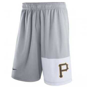 Men's Pittsburgh Pirates Nike Gray Dry Fly Shorts