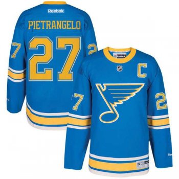 Men's Reebok St. Louis Blues #27 Alex Pietrangelo 2017 Winter Classic Stitched NHL Jersey