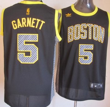 Boston Celtics 5 Kevin Garnett Electricity Fashion Revolution 30 Swingman NBA Jerseys Cheap