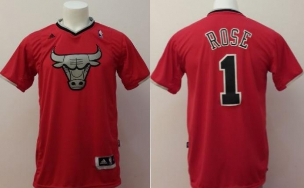 Chicago Bulls 1 Derrick Rose Red Revolution 30 Swingman NBA Jersey Christmas Style Cheap